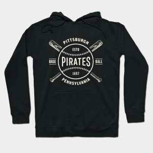 Pittsburgh Pirates Bats & Ball by Buck Tee Originals Hoodie